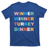 Funny Thanksgiving Christmas Winner Winner Turkey Dinner Cute Gift T-Shirt