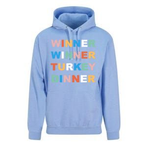 Funny Thanksgiving Christmas Winner Winner Turkey Dinner Cute Gift Unisex Surf Hoodie