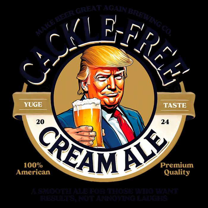 Funny Trump Cackle Free Cream Ale Beer Pun For Trump Support Impact Tech Backpack