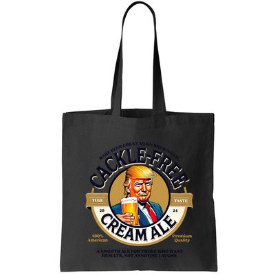 Funny Trump Cackle Free Cream Ale Beer Pun For Trump Support Bag