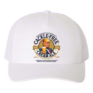 Funny Trump Cackle Free Cream Ale Beer Pun For Trump Support Yupoong Adult 5-Panel Trucker Hat