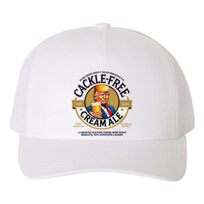 Funny Trump Cackle Free Cream Ale Beer Pun For Trump Support Yupoong Adult 5-Panel Trucker Hat