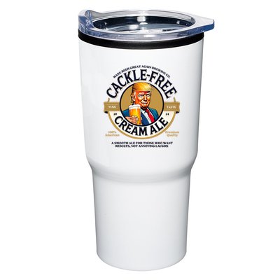 Funny Trump Cackle Free Cream Ale Beer Pun For Trump Support Tumbler