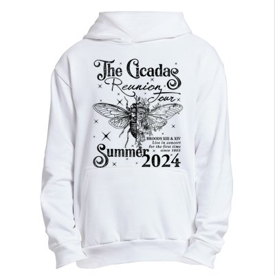 Funny The Cicadas Reunion Summer 2024 Urban Pullover Hoodie