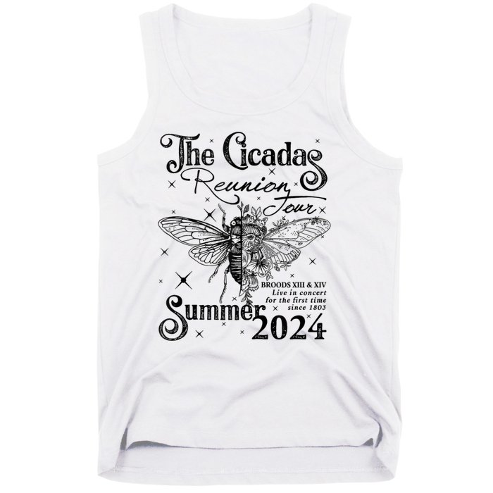 Funny The Cicadas Reunion Summer 2024 Tank Top