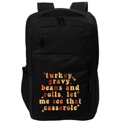 Funny Thanksgiving Casserole Apron Impact Tech Backpack
