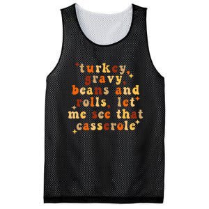 Funny Thanksgiving Casserole Apron Mesh Reversible Basketball Jersey Tank