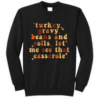 Funny Thanksgiving Casserole Apron Tall Sweatshirt