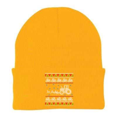 Farm Tractors Christmas Agriculture Holidays Winter Xmas Cute Gift Knit Cap Winter Beanie