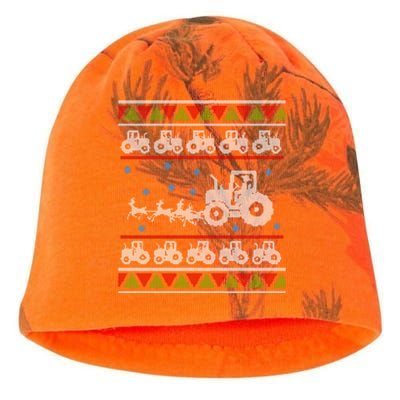 Farm Tractors Christmas Agriculture Holidays Winter Xmas Cute Gift Kati - Camo Knit Beanie