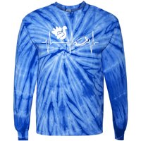 Football Turkey Cool Gift Thanksgiving Turkey And Football Gift Tie-Dye Long Sleeve Shirt