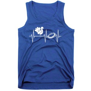 Football Turkey Cool Gift Thanksgiving Turkey And Football Gift Tank Top