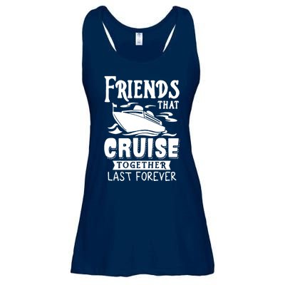 Friends That Cruise Together Last Forever Ladies Essential Flowy Tank