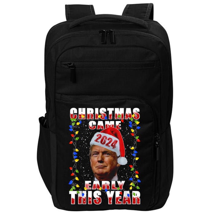 Funny Trump Christmas Came Early Voter Political Impact Tech Backpack