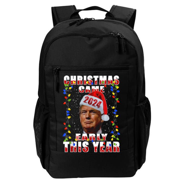 Funny Trump Christmas Came Early Voter Political Daily Commute Backpack