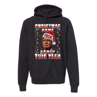 Funny Trump Christmas Came Early Voter Political Premium Hoodie