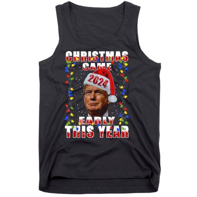 Funny Trump Christmas Came Early Voter Political Tank Top