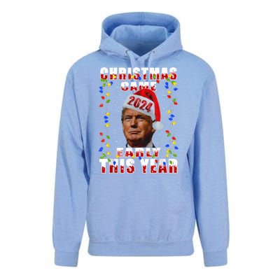 Funny Trump Christmas Came Early Voter Political Unisex Surf Hoodie