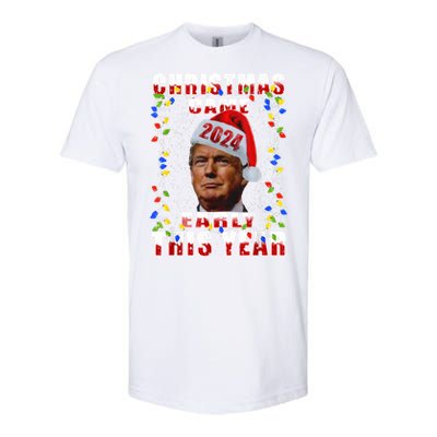 Funny Trump Christmas Came Early Voter Political Softstyle CVC T-Shirt