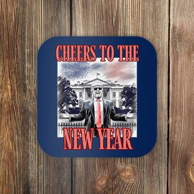 Funny Trump Cheers To The New Year Fireworks Outlaw Won Coaster