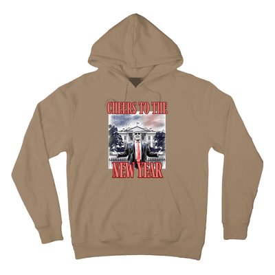 Funny Trump Cheers To The New Year Fireworks Outlaw Won Hoodie