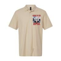 Funny Trump Cheers To The New Year Fireworks Outlaw Won Softstyle Adult Sport Polo