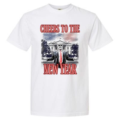 Funny Trump Cheers To The New Year Fireworks Outlaw Won Garment-Dyed Heavyweight T-Shirt