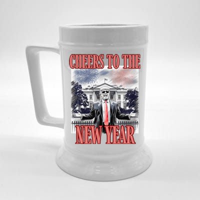 Funny Trump Cheers To The New Year Fireworks Outlaw Won Beer Stein