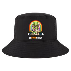 Funny Toyger Cat Lepurrchaun St Patricks Day Gift Cool Comfort Performance Bucket Hat