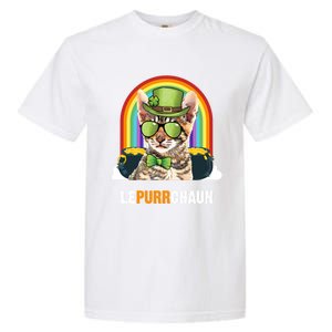 Funny Toyger Cat Lepurrchaun St Patricks Day Gift Garment-Dyed Heavyweight T-Shirt