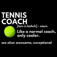 Funny Tennis Coach Definition Coaching Gift Visor