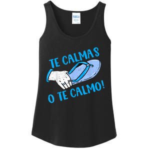 Funny Te Calmas O Te Calmo Mothers Day Spanish Hispanic Mom Ladies Essential Tank