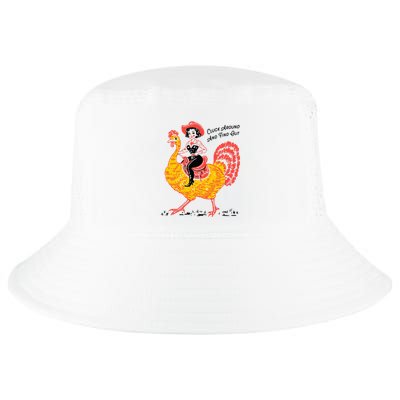 Funny Thanksgiving Cluck Around And Find Out Cool Comfort Performance Bucket Hat