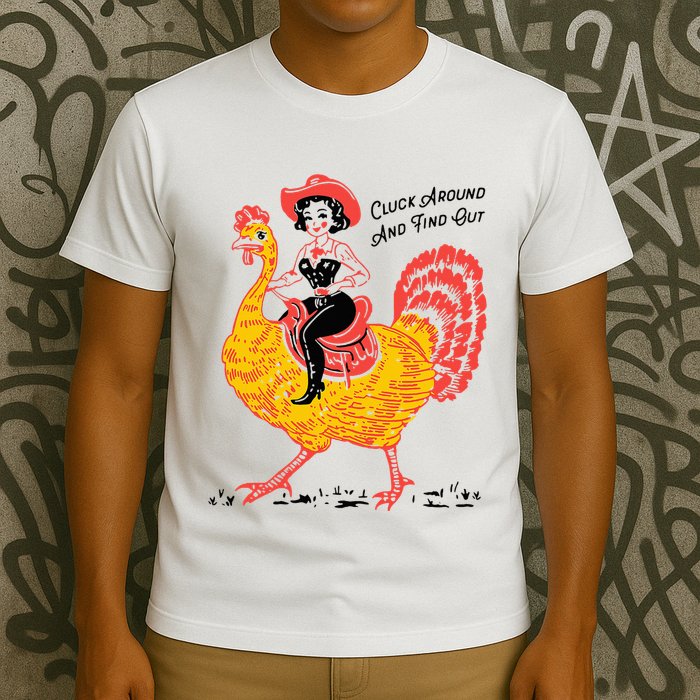 Funny Thanksgiving Cluck Around And Find Out T-Shirt