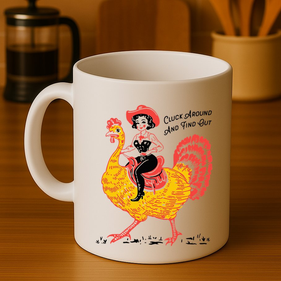 Funny Thanksgiving Cluck Around And Find Out Mug