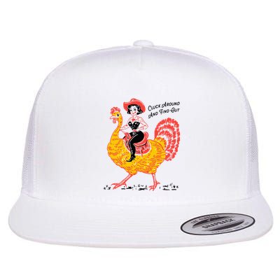 Funny Thanksgiving Cluck Around And Find Out Flatbill Hat