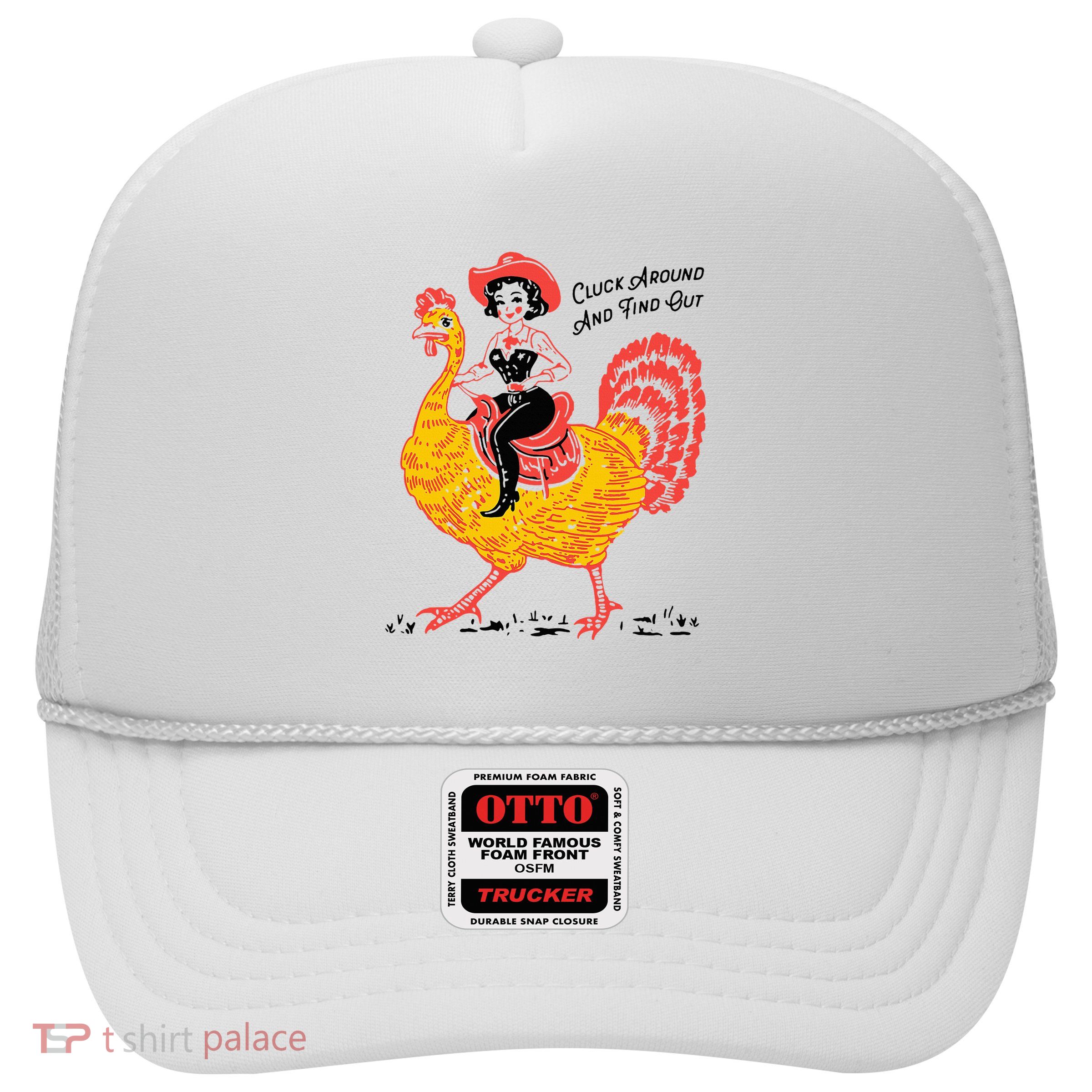 Funny Thanksgiving Cluck Around And Find Out Trucker Hat