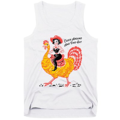 Funny Thanksgiving Cluck Around And Find Out Tank Top