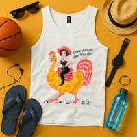 Funny Thanksgiving Cluck Around And Find Out Tank Top