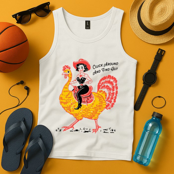 Funny Thanksgiving Cluck Around And Find Out Tank Top