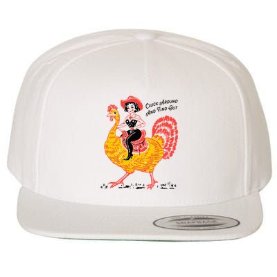 Funny Thanksgiving Cluck Around And Find Out Wool Snapback Cap