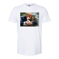 Funny Trump Cat And Duck Memes Christmas Halloween Vote Sign Softstyle CVC T-Shirt