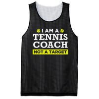 Funny Tennis Coach Gift Not A Target Mesh Reversible Basketball Jersey Tank