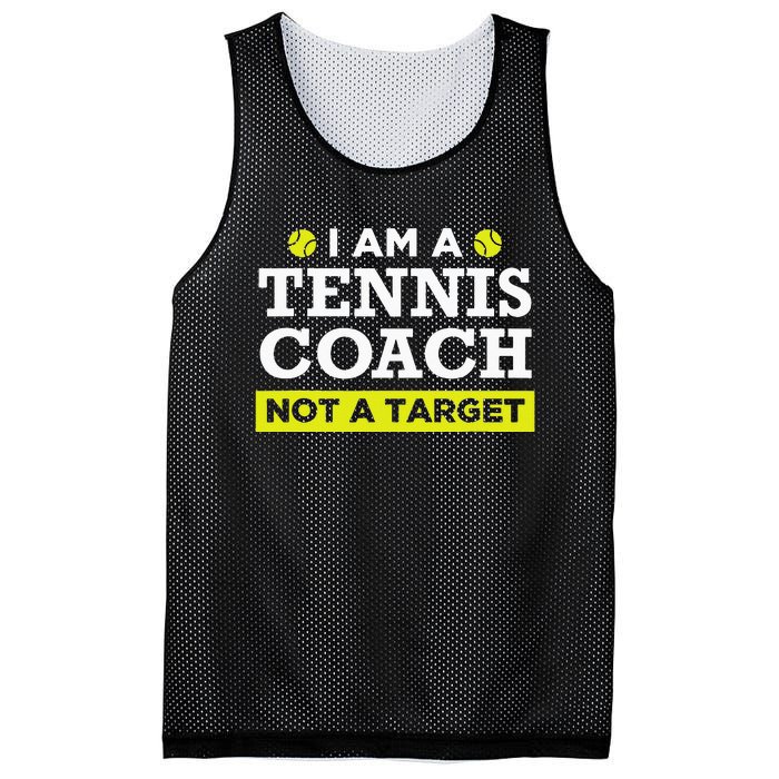 Funny Tennis Coach Gift Not A Target Mesh Reversible Basketball Jersey Tank