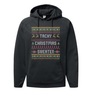 Funny Tachy Christmas Sweater Medical Cardiac Icu Nurse Ugly Performance Fleece Hoodie