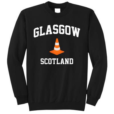 Funny Traffic Cone Glasgow Scotland Sweatshirt