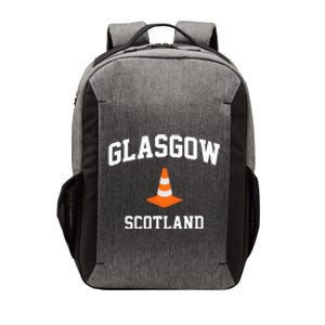 Funny Traffic Cone Glasgow Scotland Vector Backpack