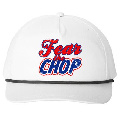 Fear The Chop Legendary Atlanta Baseball Snapback Five-Panel Rope Hat