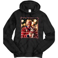 Funny Trump Christmas Sweater For Cat Lovers Tie Dye Hoodie