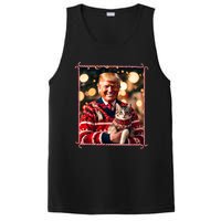 Funny Trump Christmas Sweater For Cat Lovers PosiCharge Competitor Tank